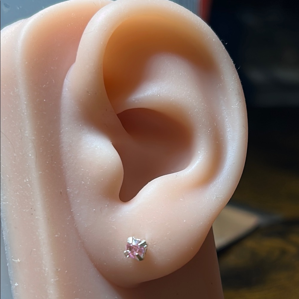 ❤️ Pink Stud Earrings